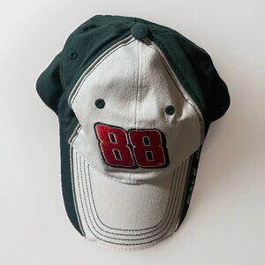 Dale Earnhardt JR 88 AMP Adjustable Hat (Green & White)